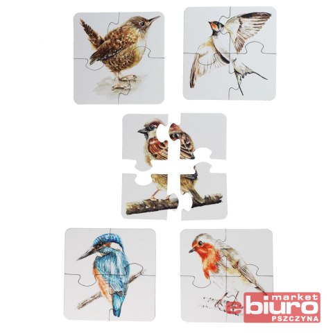 PUZZLE 4-ELEMENTOWE PTAKI