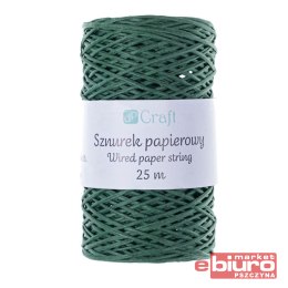 SZNUREK PAPIEROWY Z DRUCIKIEM ZIELONY 25M DPSZ-016