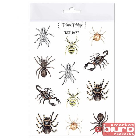 TATUAŻE ZMYWALNE PAJĘCZAKI