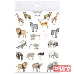 TATUAŻE ZMYWALNE ZWIERZĘTA AFRYKI