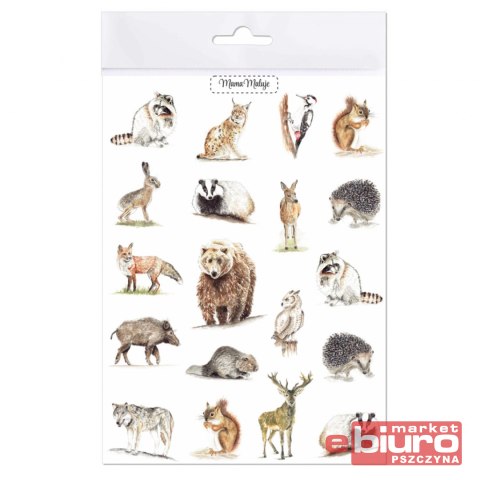 TATUAŻE ZMYWALNE ZWIERZĘTA LEŚNE