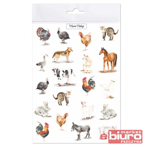 TATUAŻE ZMYWALNE ZWIERZĘTA WIEJSKIE