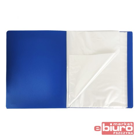 TECZKA 60 KOSZULKAMI CLEAR BOOK NIEBIESKI 1136/08