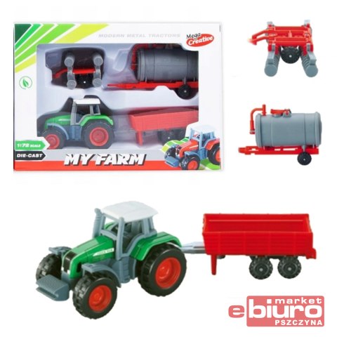 TRAKTOR METALOWY 17X5X12 MC MOJE RANCZO