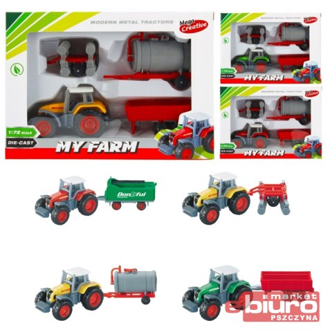 TRAKTOR METALOWY 17X5X12 MC MOJE RANCZO