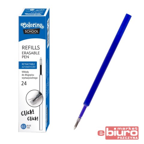 WKŁAD DO DŁUGOPIS WYMAZYWALNY AUTOM. KIDS COLORINO